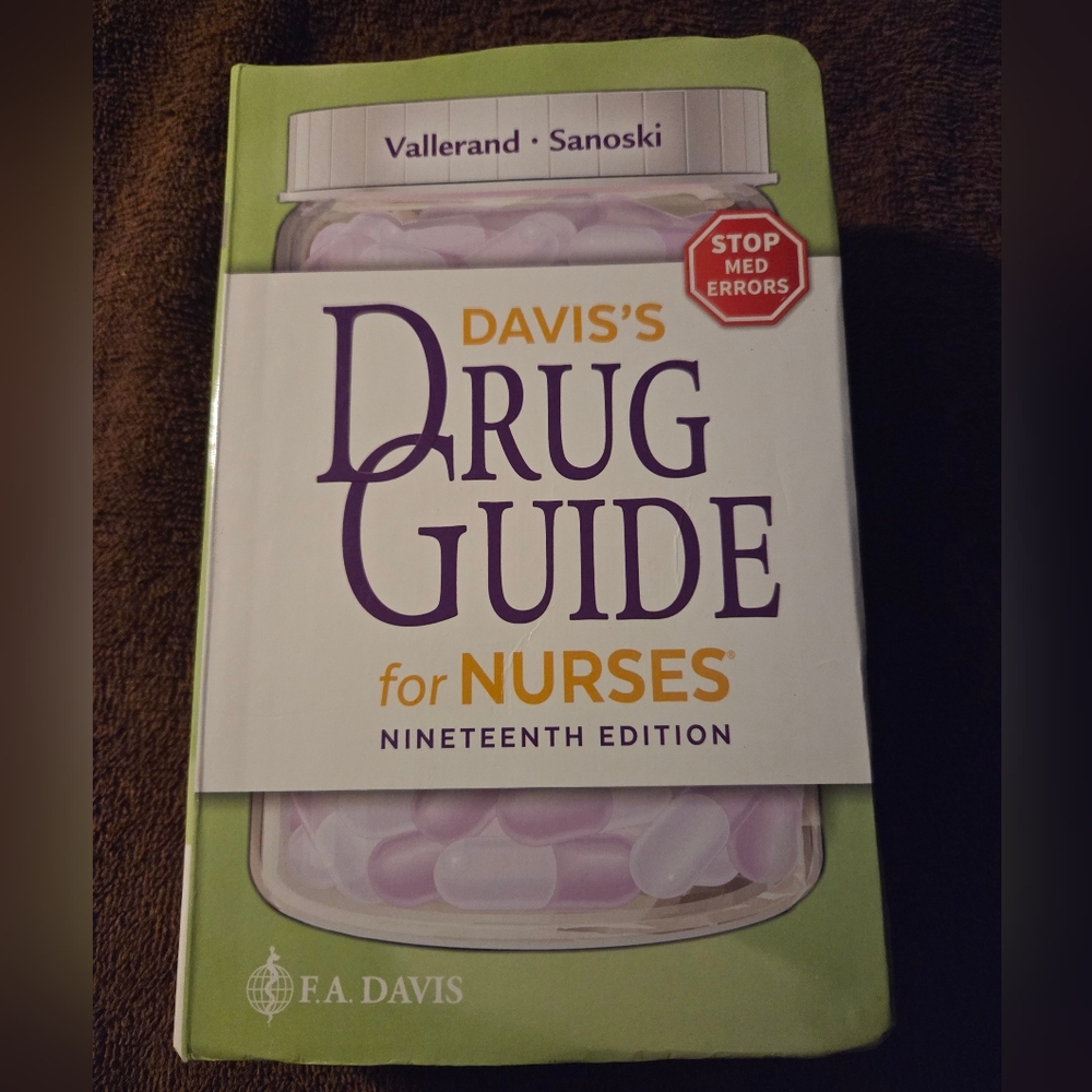 Davis's Drug Guide for Nurses 19th Edition